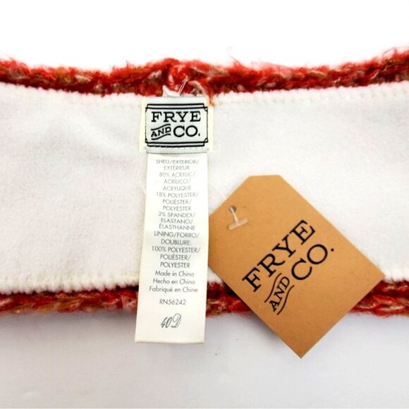 Frye and Co. Space Dyed Knit Headband Color Scarlet - Picture 8 of 8